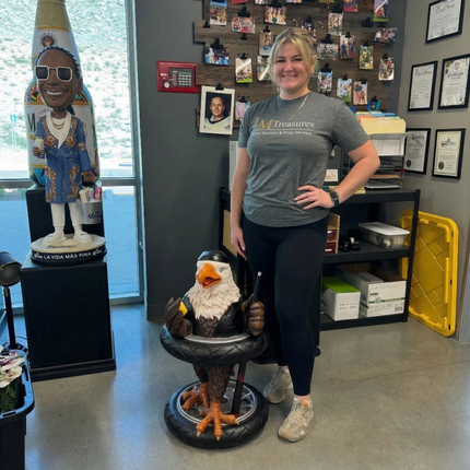 Eagle Cue Holder Life Size Statue LM Treasures - GP