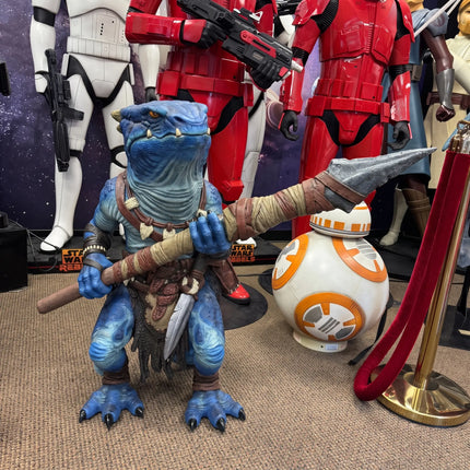 Pathfinder Kobold Blue Life Size Statue