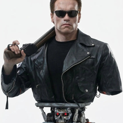 Terminator 2 T-800 Battle Damaged Life Size Bust Statue Queen Studios LM Treasures - QS