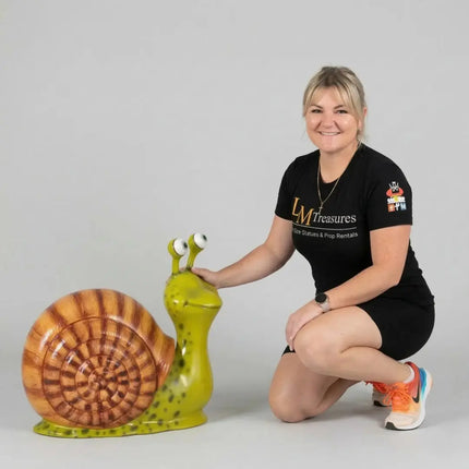 Comic Male Snail Over Sized Statue LM Treasures - H