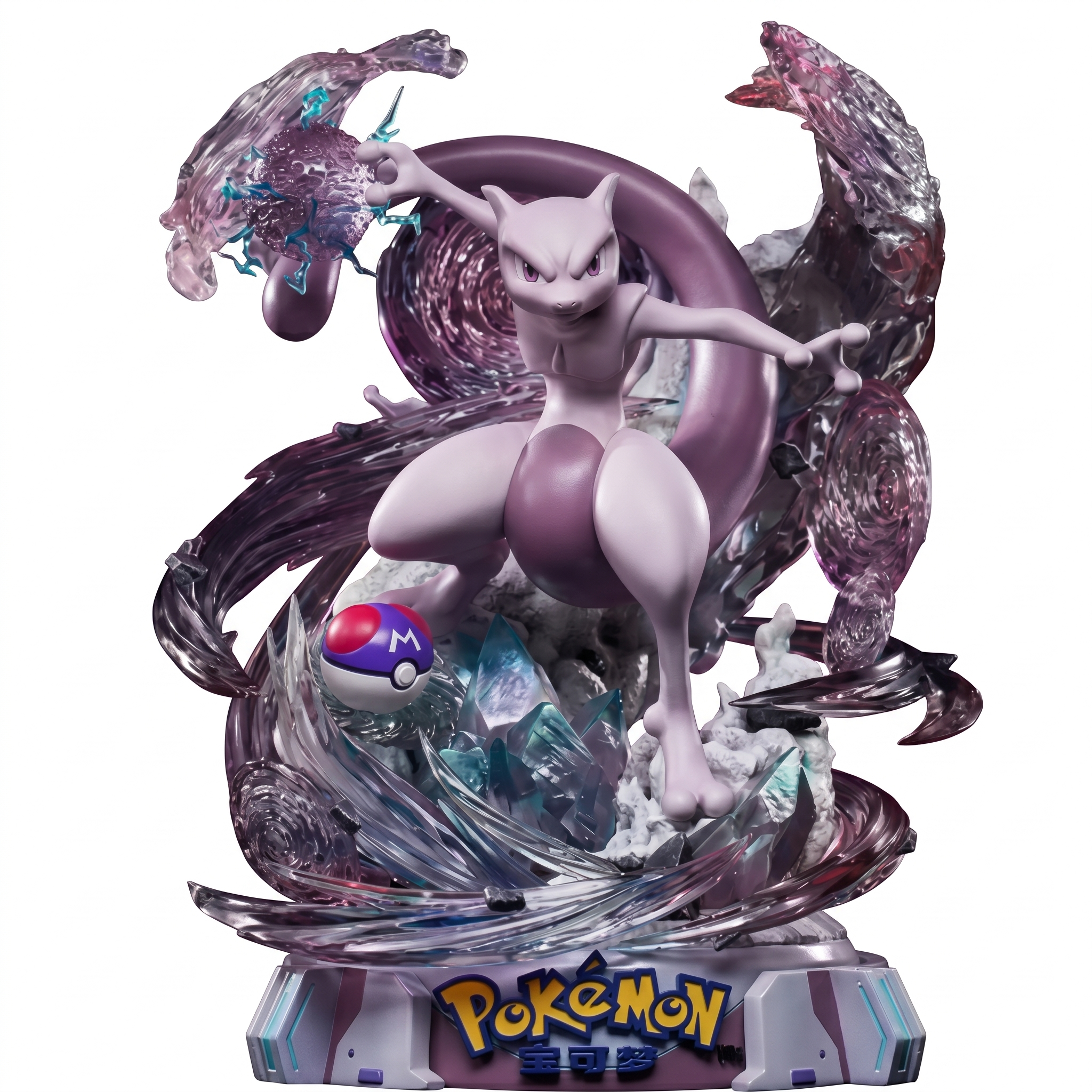 Pokemon Mewtwo Small Table Top Statue