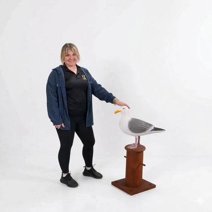 Seagull On Post Life Size Statue LM Treasures - H