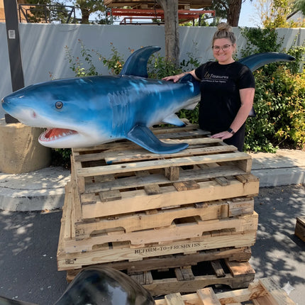 Shark Hanging Life Size Statue LM Treasures - A