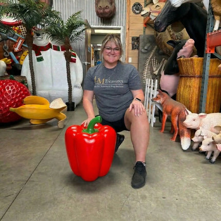 Red Bell Pepper Over Sized Statue