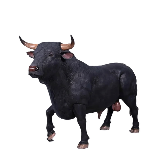 Spanish Fighting Bull Life Size Statue LM Treasures - H