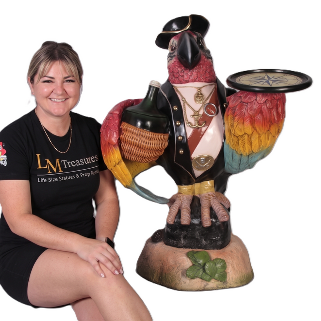 Pirate Parrot Butler Statue LM Treasures - GP