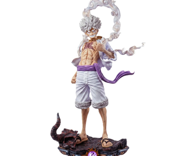 one piece gear 5 statue One Piece Luffy Gear 5 Nika Life Size Statue