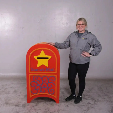 Santa's Mailbox Life Size Statue LM Treasures - H