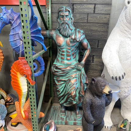 Mermaid Poseidon Life Size Statue