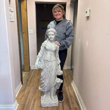 Goddess of Autumn Roman Stone Finish Statue