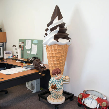 Hot Fudge Ice Cream Over Sized Statue
