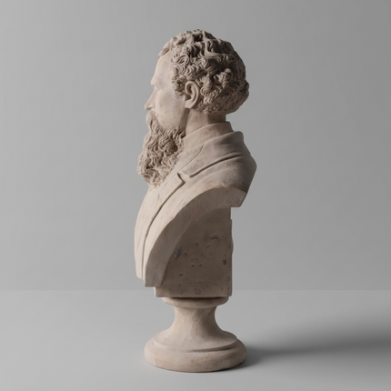 Charles Dickens Bust Life Size Statue