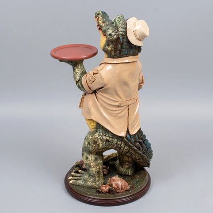 Crocodile Butler Large Statue