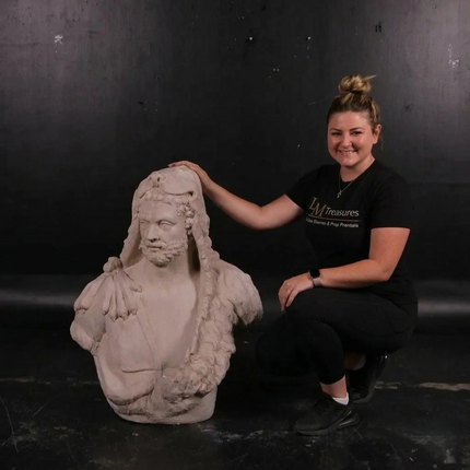 Hercules Bust Life Size Statue