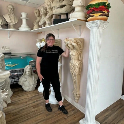 Lady Column Small Life Size Statue LM Treasures - H