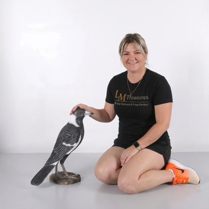Magpie Crow Life Size Statue LM Treasures - H