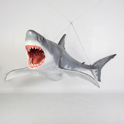 Great White Shark Statue LM Treasures - H