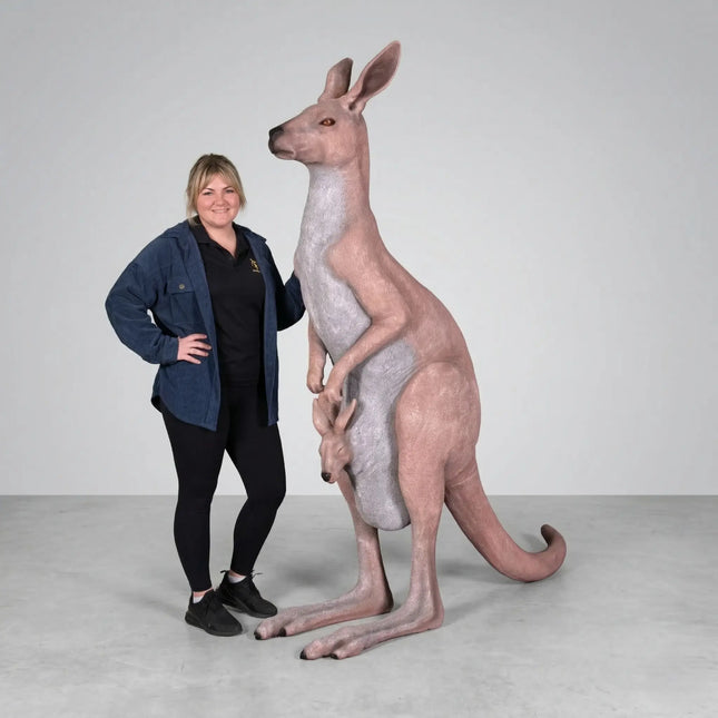 Kangaroo Life Size Statue LM Treasures - H