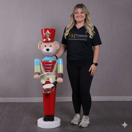 Colorful Nutcracker Bear Statue LM Treasures - H