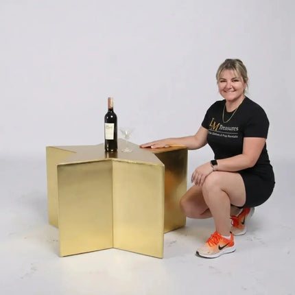 Gold Star Table and Wall Decor Statue LM Treasures - H