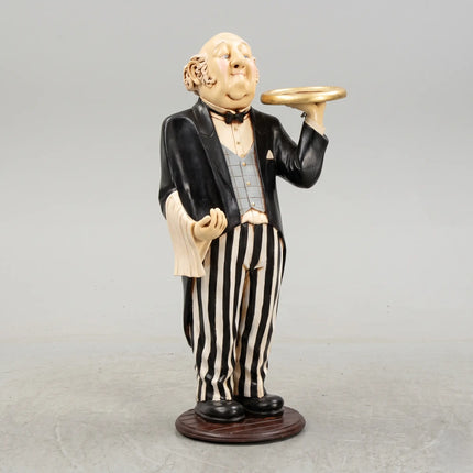 Connoisseur Butler Wine Holder Small Statue