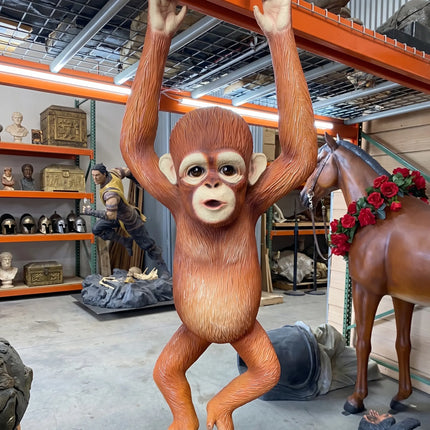 Baby Orangutan Life Size Statue LM Treasures - A