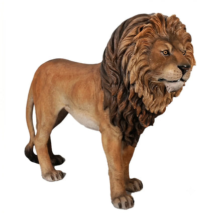 King of the Jungle Lion Life Size Statue