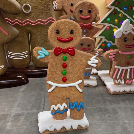 Small Papa Gingerbread Cookie Over Sized Statue LM Treasures - PT
