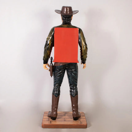 Cowboy Slot Machine Cabinet Life Size Statue