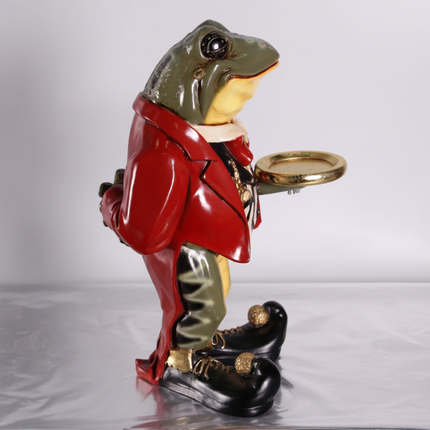 Small Frog Butler Statue