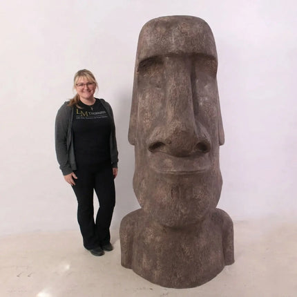 Easter Island Moai Head Bust Resin Statue LM Treasures - H