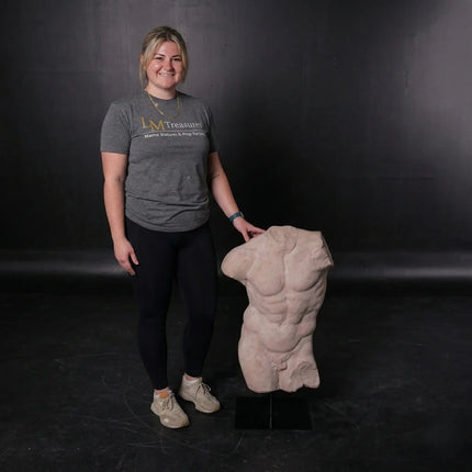 Andrea Male Torso Life Size Statue