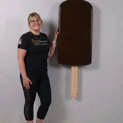Small Hanging Chocolate Ice Cream Popsicle Statue LM Treasures - H