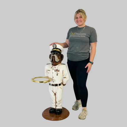 Admiral Bulldog Butler Statue LM Treasures - H