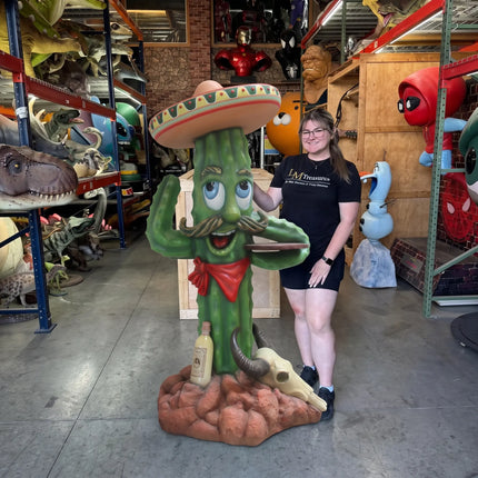 Western Comic Cactus Life Size Statue LM Treasures - PT