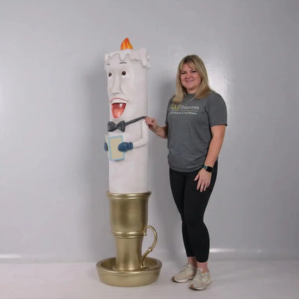 Male Candle Over Sized Statue LM Treasures - H