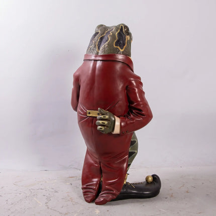 Large Frog Butler Statue
