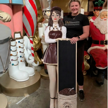 Anime Barista Menu Board Over Sized Statue LM Treasures - H