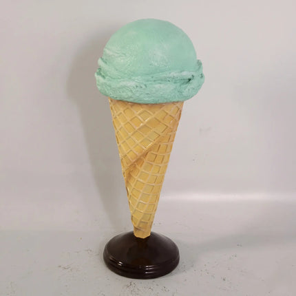 One Scoop Mint Ice Cream Over Sized Statue