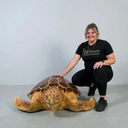 Loggerhead Sea Turtle Statue LM Treasures - H