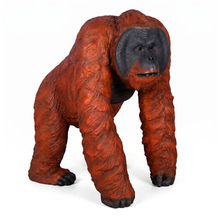 Orangutan Walking Life Size Statue LM Treasures - H