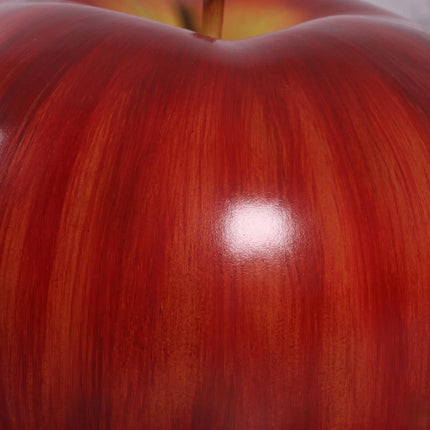 Medium Blush Red Apple Over Sized Statue