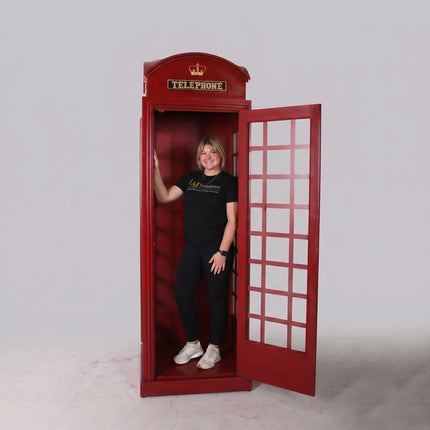 British Phone Booth Life Size Statue LM Treasures - GP