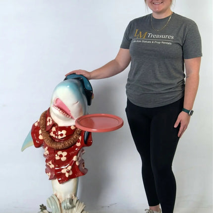 Small Shark Butler Statue
