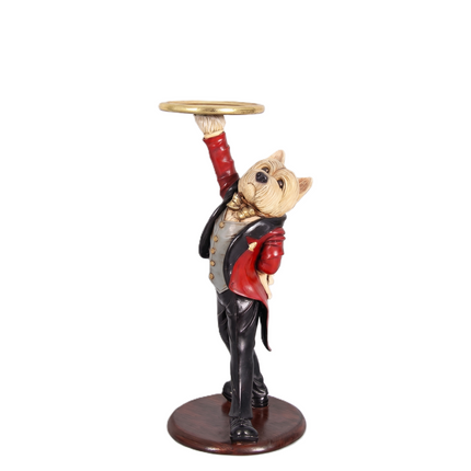 Westie Butler Statue LM Treasures - H