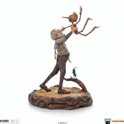 Pinocchio Geppetto & Pinocchio Statue Art Scale 1/10 Iron Studios LM Treasures - IR
