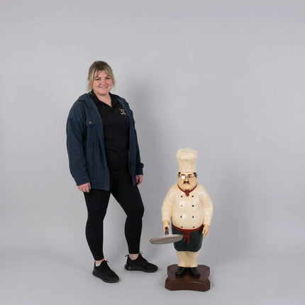 Pizza Chef Small Statue