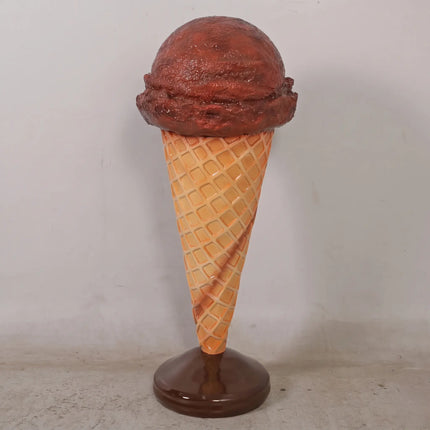 One Scoop Chocolate Ice Cream Over Sized Statue
