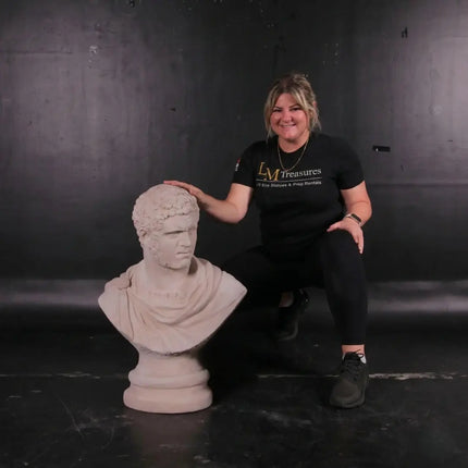 Caracalla Nero Bust Life Size Statue LM Treasures - H