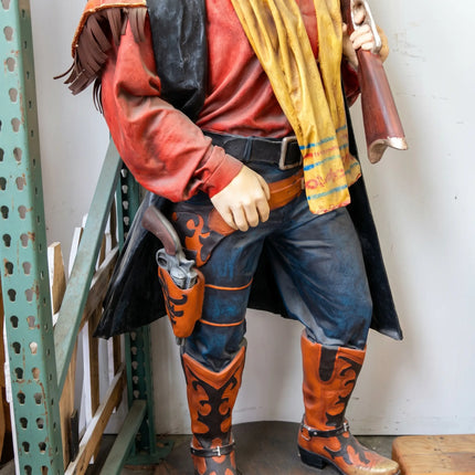 Cowboy With Shotgun Life Size Statue